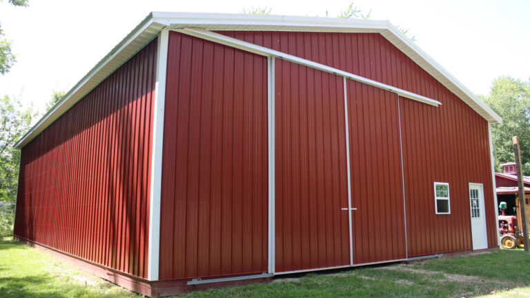 Red Storage Shed