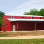 Red Steel Building Barn